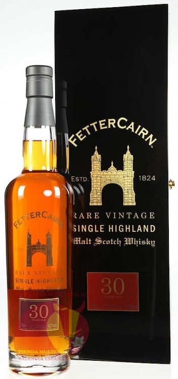  Виски Фетткеирн 30 лет, 0,7л, 43,3% Whisky Fettercairn 30 y.o. 70 cl Шотландия