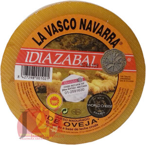Сыр, 18.78 €/кг, Идьясабаль, из овечьего молока, выдержанный.  3,5 кг