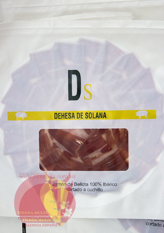 Хамон де Бейота иберико 10х100 гр, ручная нарезка, Деэса де Солана, Экстремадура 1 кг