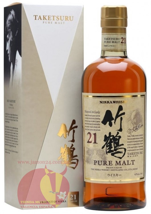  Виски Никка Такетцуру Пур Молт 21 год, 0,7л, 43% Whisky Nikka Taketsuru Pure Malt 21 y.o. 70 cl Япония