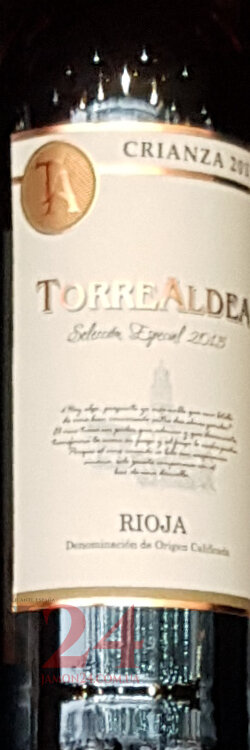 Вино красное Торре Альдеа Крианса 2015, Риоха Д.О.Ка Torre Aldea Crianza Rioja D.O.Ca