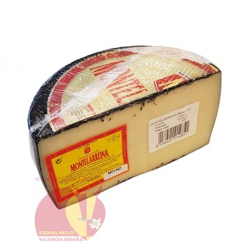 Сыр из смешанного молока, 16 €/кг.  Монтеларейна 1.5 кг aprox Копченый козий сыр из Испании