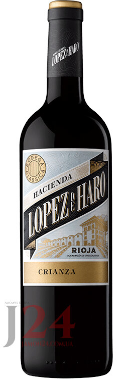 Вино красное Асьенда Лопес де Аро Крианса 2015, Риоха Д.О.Ка Hacienda Lopez de Haro Crianza Rioja D.O.Ca
