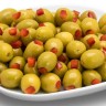 Оливки фаршированные печеным красным перцем, Асендадо 350 г
