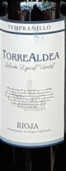 Вино красное Торре Альдеа Темпранильо, Риоха Д.О.Ка Torre Aldea Tempranillo Rioja D.O.Ca D.O.Ca Rioja, Сорт винограда: Темпранильо