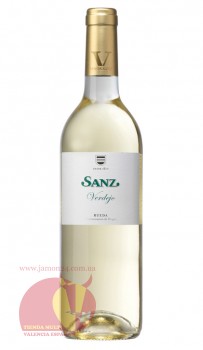 Вино белое Санс отбор Сомелье Руэда ДО, Sanz Selección del Sumiller Verdejo Rueda D.O. Руэда D.O.,  Сорт винограда: Verdejo 100%