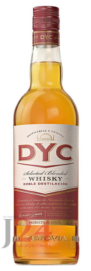  Виски DYC двойная дисциляция, 1л, 40% Whisky DYC Испания