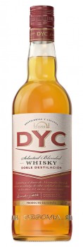  Виски DYC двойная дисциляция, 1л, 40% Whisky DYC Испания Смешанный и крепкий купажированный виски, идеально подходящий для всех тех, кто любит хороший виски.