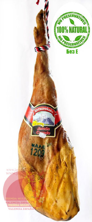 Хамон Серрано Энтрепеньяс подкопченый 12+ мес, 8 кг aprox.
