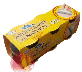 Тунец светлый натуральный 6х80 гр. Омега3 Омега 3 (EPA+DHA): 180 mg/100 грамм продукта