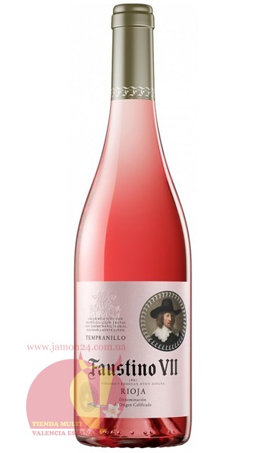 Вино розовое Фаустино VII, 0,375 л., Риоха Д.О.Ка. Faustino VII Rosado D.O.Ca Rioja