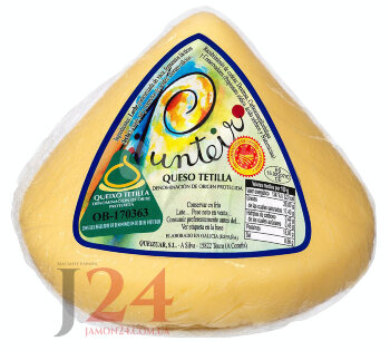 Сыр Тетийя или Тетилья Punteiro, 700-750 гр.  Queso Tetilla D.O.P. Queso Tetilla Denominación Origen Protegida
Коровье молоко 100%
Доставка - Москва, Россия, Казахстан, Беларусь