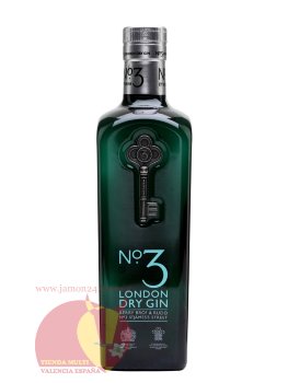 Джин №3 Лондон 0,7л. 46% No.3 London Dry Gin 70cl Четвертная дистилляция