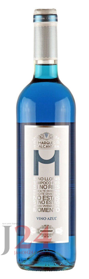 Вино асуль Маркэс де Алкантара, голубое вино