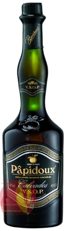 Кальвадос Папиду VSOP 0,7л 40% Vol Calvados VSOP Papidoux