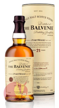 Виски Балвини 21 год Портвуд, 0,7 л. 43% Whisky Balvenie Portwood 21 Years 
