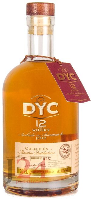  Виски Дик 12 лет 0,7л, 40% Whisky DYC 12 y.o. 70cl Испания