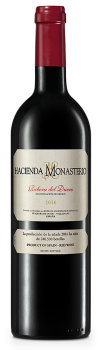 Вино красное Асьенда Монастерио, Рибера дель Дуэро Д.О. Hacienda Monasterio D.O. Ribera del Duero D.O. Ribera del Duero, Сорт винограда: 80% тинто фино, 10% каберне, 8%, мерло, 2%, мальбек