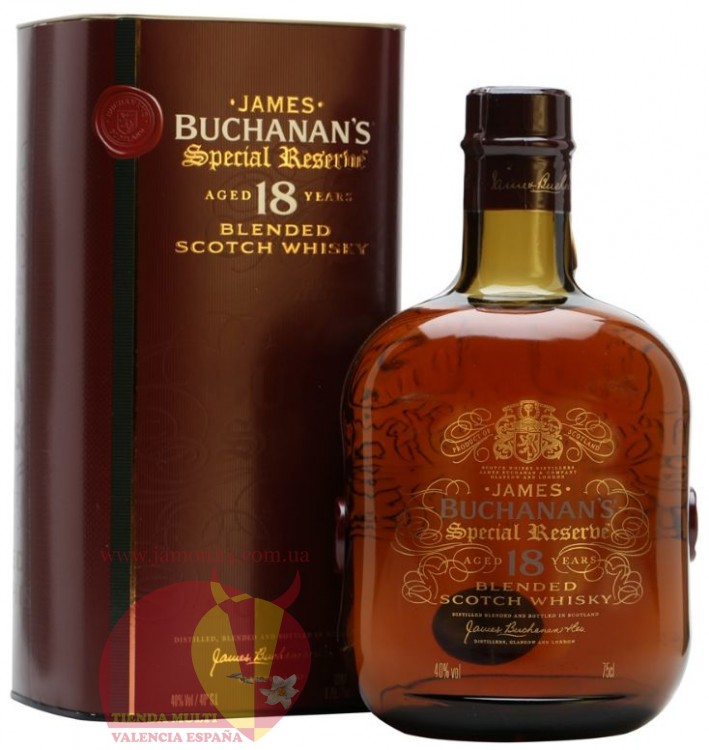  Виски Бучананс 18 лет, 0,75мл, 40% Whisky Buchanan's 18 y.o. Шотландия