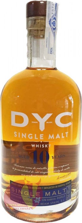  Виски Дик Сингл Молт Ресерв 10 лет 0,7л, 40% Whisky DYC Single Malt Reserve 10 y.o. 70cl Испания