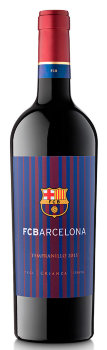 Вино красное ФК Барселона Крианса, Каталуния Д.О. Crianza FC Barcelona D.O. Catalunya D.O. Ribera del Duero, Сорт винограда: 80% тинто фино, 10% каберне, 8%, мерло, 2%, мальбек