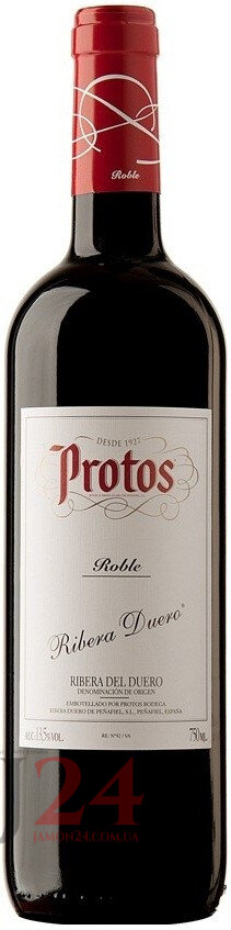 Вино красное Протос Робле 2016, Рибера дель Дуэро Д.О. Protos Roble D.O. Ribera del Duero