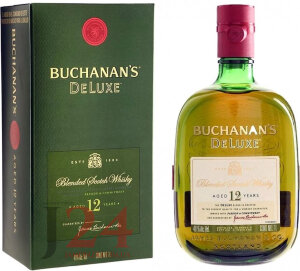  Виски Бучананс Де Люкс 12 лет, 0,75мл, 40% Whisky Buchanan's De Luxe 12 y.o. Шотландия