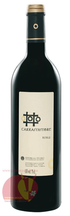 Вино красное Каррамимбре Робле 2017, Рибера дель Дуэро Д.О. Carramimbre Roble D.O. Ribera del Duero