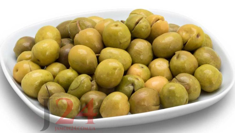 Оливки зелені давлені, 815 (450св) гр, Гарсія, мариновані