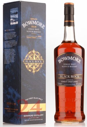  Виски Боумор Блэк Рок 1л, 40% Whisky Bowmore Black Rock Шотландия