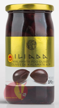 Оливки Каламата Илиада 370 гр, маринованные 