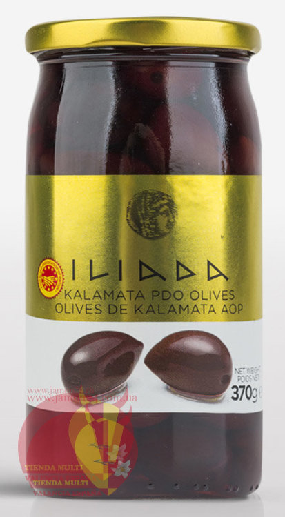 Оливки Каламата Илиада 370 гр, маринованные