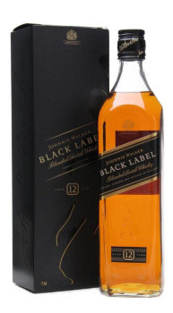 Виски Джонни Уокер Блек Лейбл 12 лет,  0,7 л. 40% Johnnie Walker Black Label 12 years old 