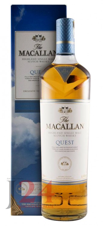  Виски Макаллан Квест, 1л, 40% Macallan QUEST Highland Single Malt Шотландия