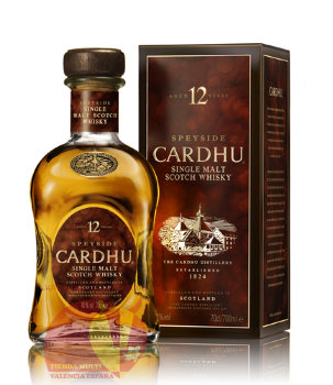 Виски Карду 12 лет, 0,7 л. 40% Whisky Cardhu 12 years old, single malt scotch   