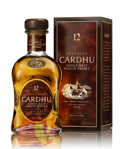 Виски Карду 12 лет, 0,7 л. 40% Whisky Cardhu 12 years old, single malt scotch  