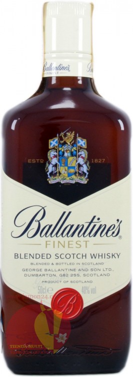  Виски Баллантайнс Файнест 0,7, 40% Whisky Ballantine's Finest Шотландия
