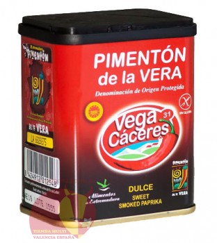 Паприка де ла Вера Д.О. сладкая, копченая 75 гр Вега Касерес Vega Cáceres Pimentón de La Vera D.O.P.  Максимальное качество. Кошер, халяль