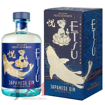 Джин японский крафт Эцу Пасифик Оушн 0,7л. 45% Japanese Craft Etsu Pacific Ocean Water 