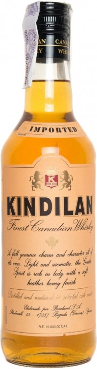  Виски Киндилан 0,7мл, 40% Whisky Kindilan Канада