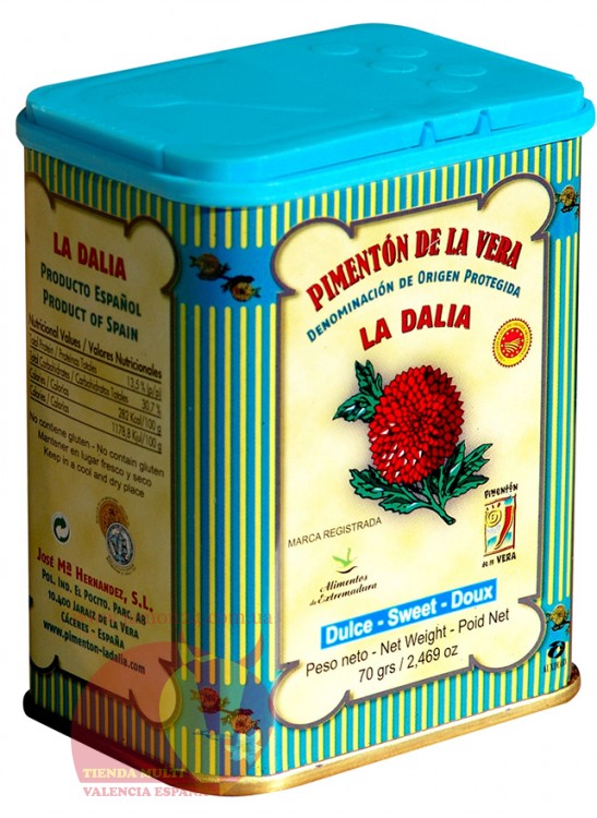 Паприка де ла Вера Д.О. сладкая, копченая 70 гр Ла Далия