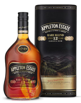 Ром Эпплтон 12 лет Экстра, 0,7л. 40% Rum Appleton 12 Years Extra Ron El Dortado 12 años 
более 20 международных наград
Выдержка: 12 лет
Пр-во: Demerara Distillers