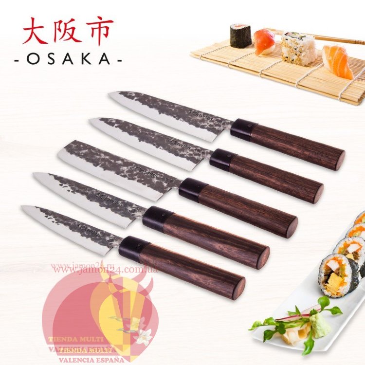 Ніж кухонний 3 Клавелес, 160 мм. Серiя Осака. Cuchillo Serie Osaka