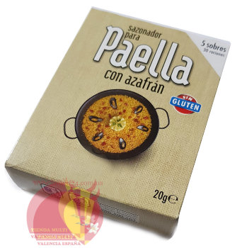 Специи для паэльи c шафраном Асендадо/Карменсита 20 гр Sazonador paella Carmencita 5 пакетов на 30 порций