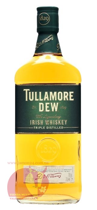  Виски Тюлламор Дью, 1л, 40% Whisky Tullamore Dew Ирландия