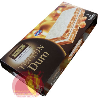 Туррон миндальный твердый 250 гр, Аликанте, Антиу Хихона 2x125 гр 1 Turrón Duro Caremi Calidad Suprema