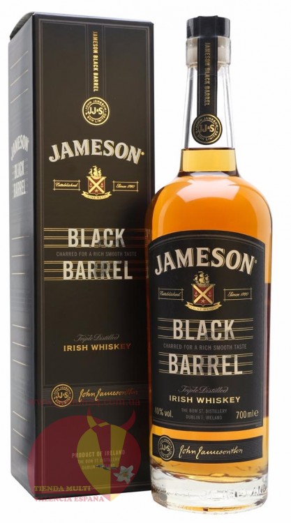  Виски Джемисон Блэк Баррел, 0,7л, 40% Whisky Jameson Black Barrel Ирландия