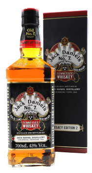 Віскі Джек Деніелс Nº7 Легасі 2, 0,7 л. 43% Whisky Jack Daniel&#039;s Old Nº7 Legacy Edition 2 