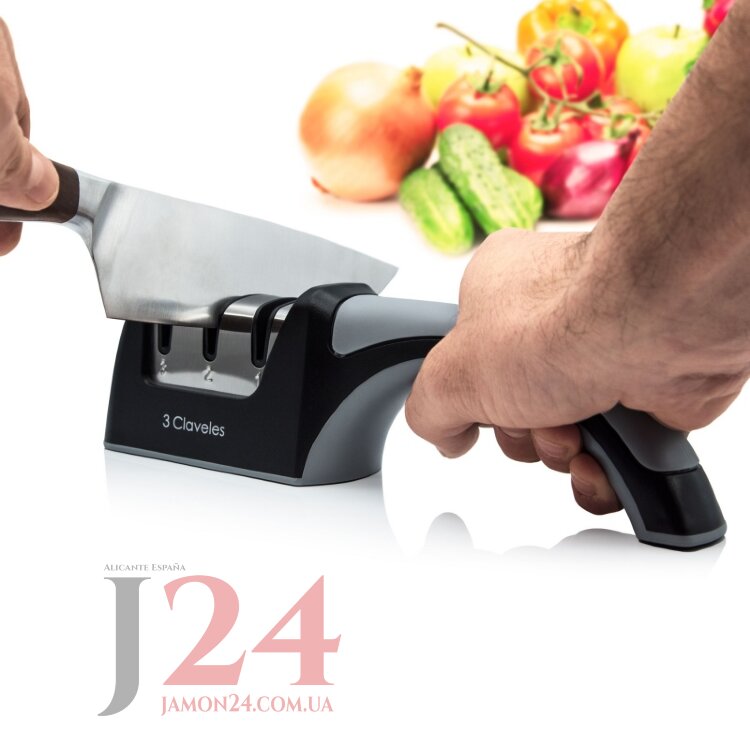 Точилка 3 шага, для ножей, 3 Клавелес. Afilador cuchillos 3 Claveles