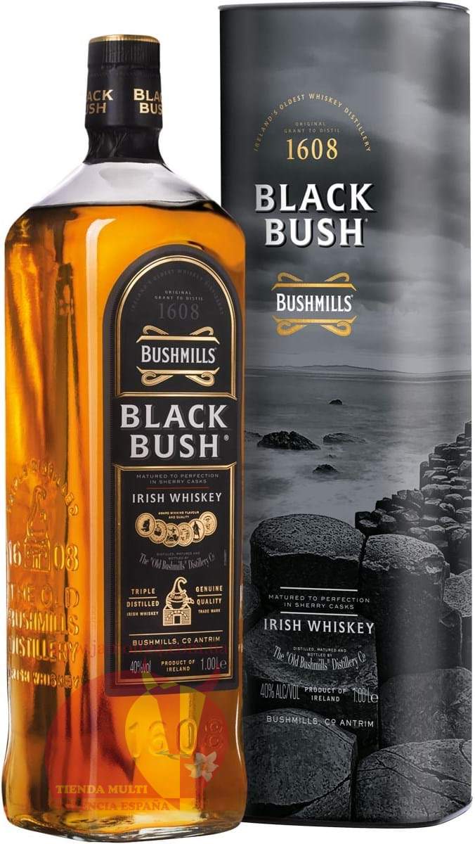 Виски Бушмилс Блэк Буш 1л, 40% Whisky Bushmills Black Bush Ирландия